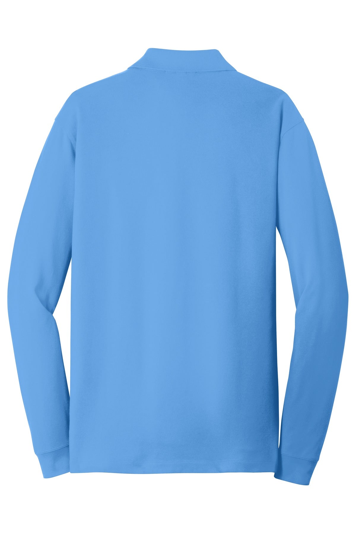 Port Authority Men's EZCotton Long Sleeve Polo. K8000LS Mens Apparel Shirts & Tops