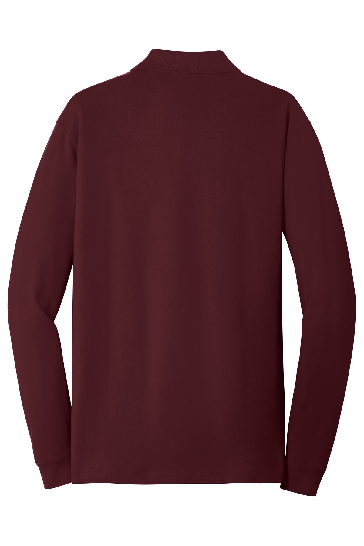 Port Authority Men's EZCotton Long Sleeve Polo. K8000LS Mens Apparel Shirts & Tops