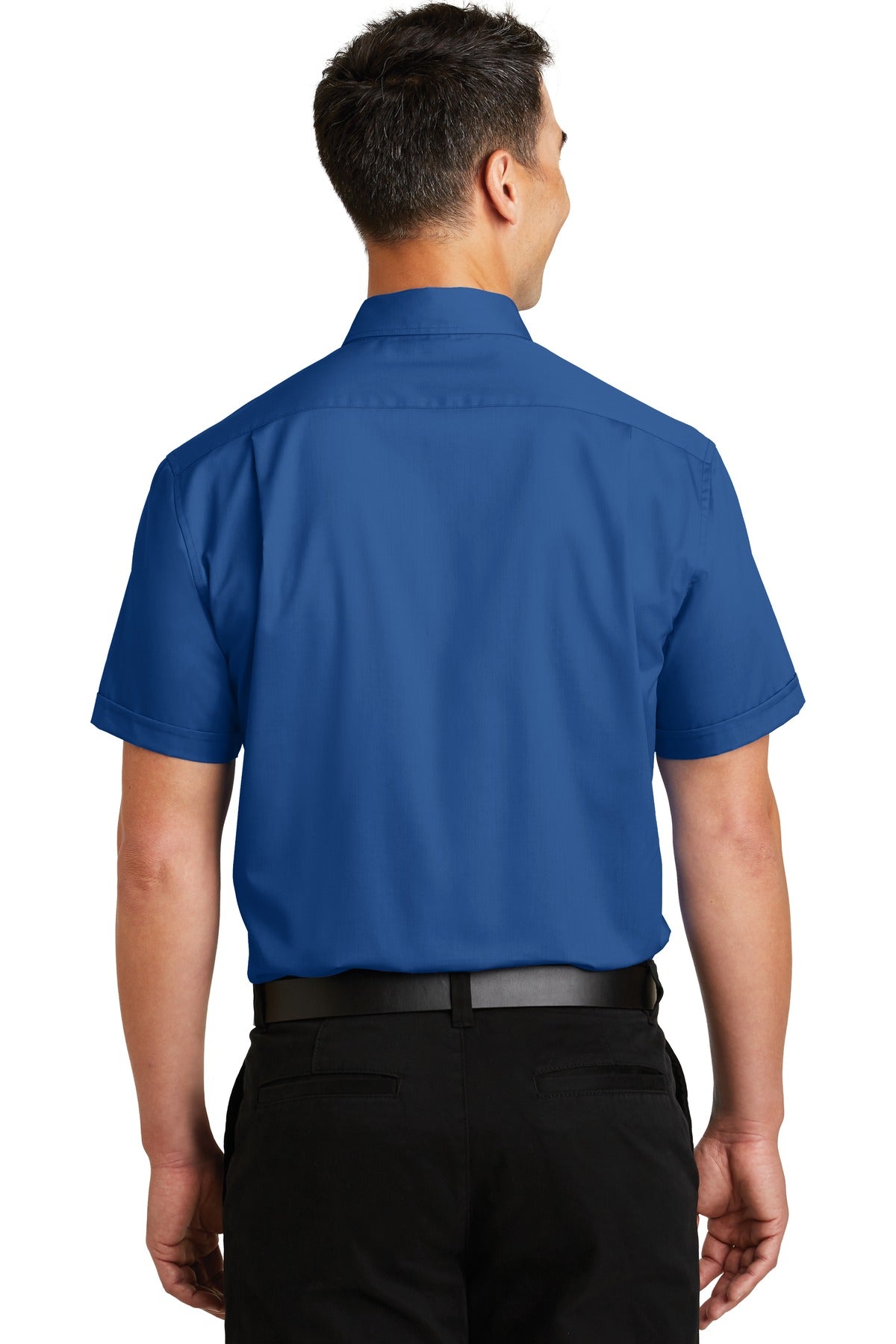 Port Authority Men's Short Sleeve SuperPro Twill Shirt. S664 Mens Apparel Shirts & Tops