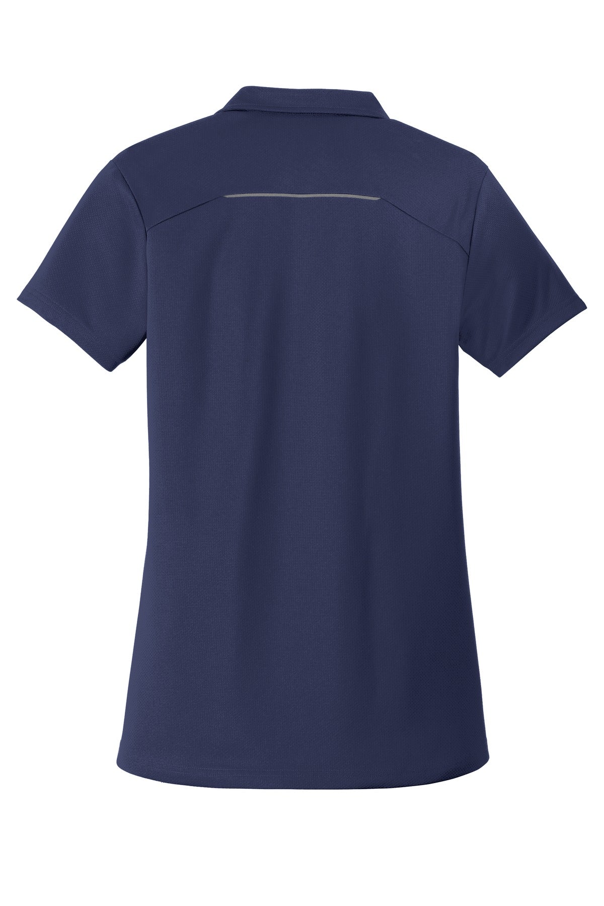 Port Authority Ladies Pinpoint Mesh Zip Polo. L580 Womens Apparel Shirts & Tops