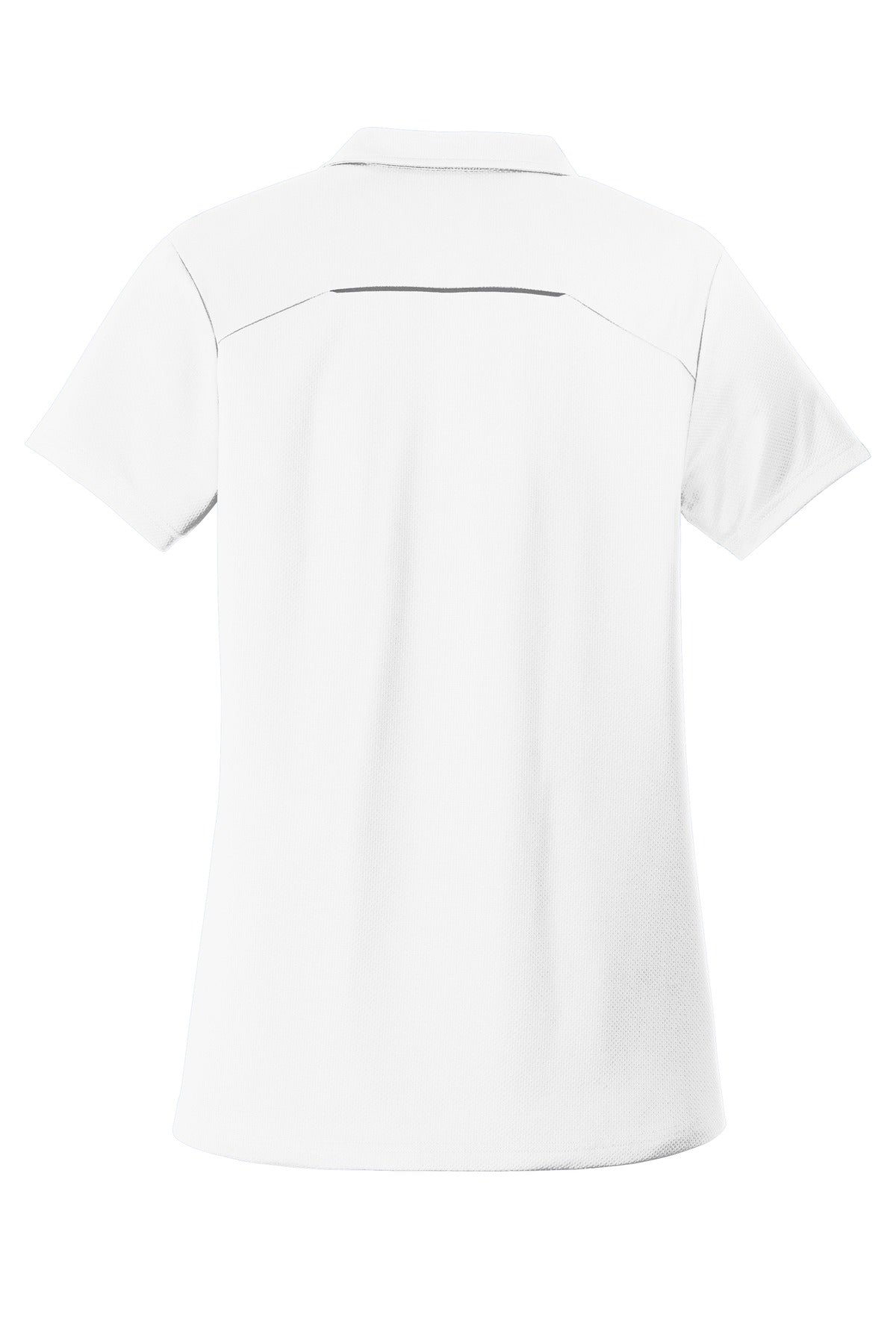 Port Authority Ladies Pinpoint Mesh Zip Polo. L580 Womens Apparel Shirts & Tops