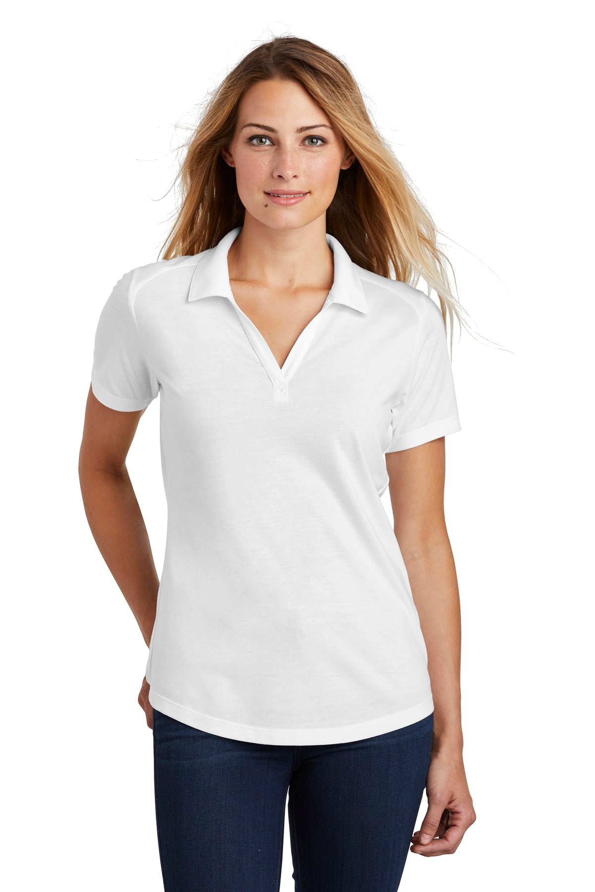 Sport-Tek Women's PosiCharge Tri-Blend Wicking Polo LST405 Womens Apparel Shirts & Tops