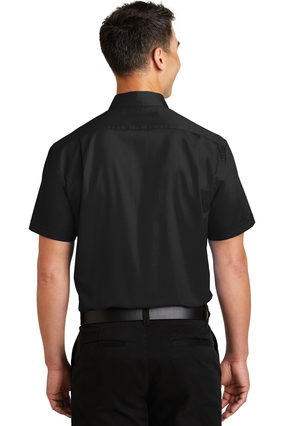Port Authority Men's Short Sleeve SuperPro Twill Shirt. S664 Mens Apparel Shirts & Tops