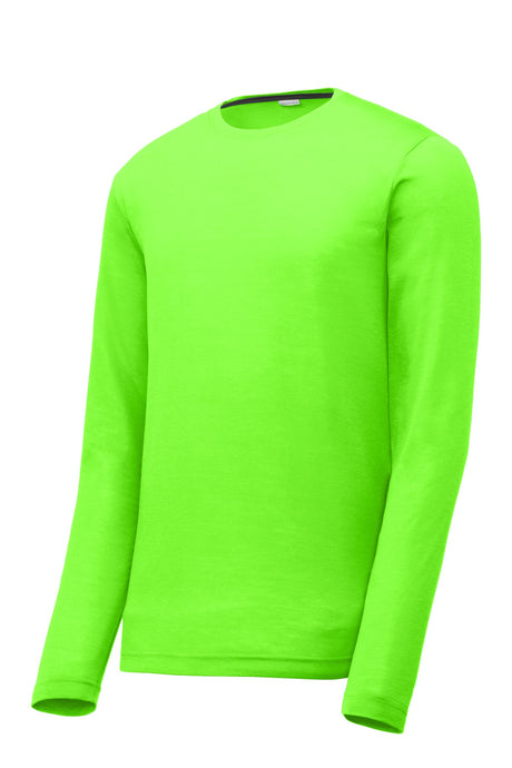 Sport-Tek Men's Long Sleeve PosiCharge Competitor Cotton Touch Tee. ST450LS Mens Apparel Shirts & Tops