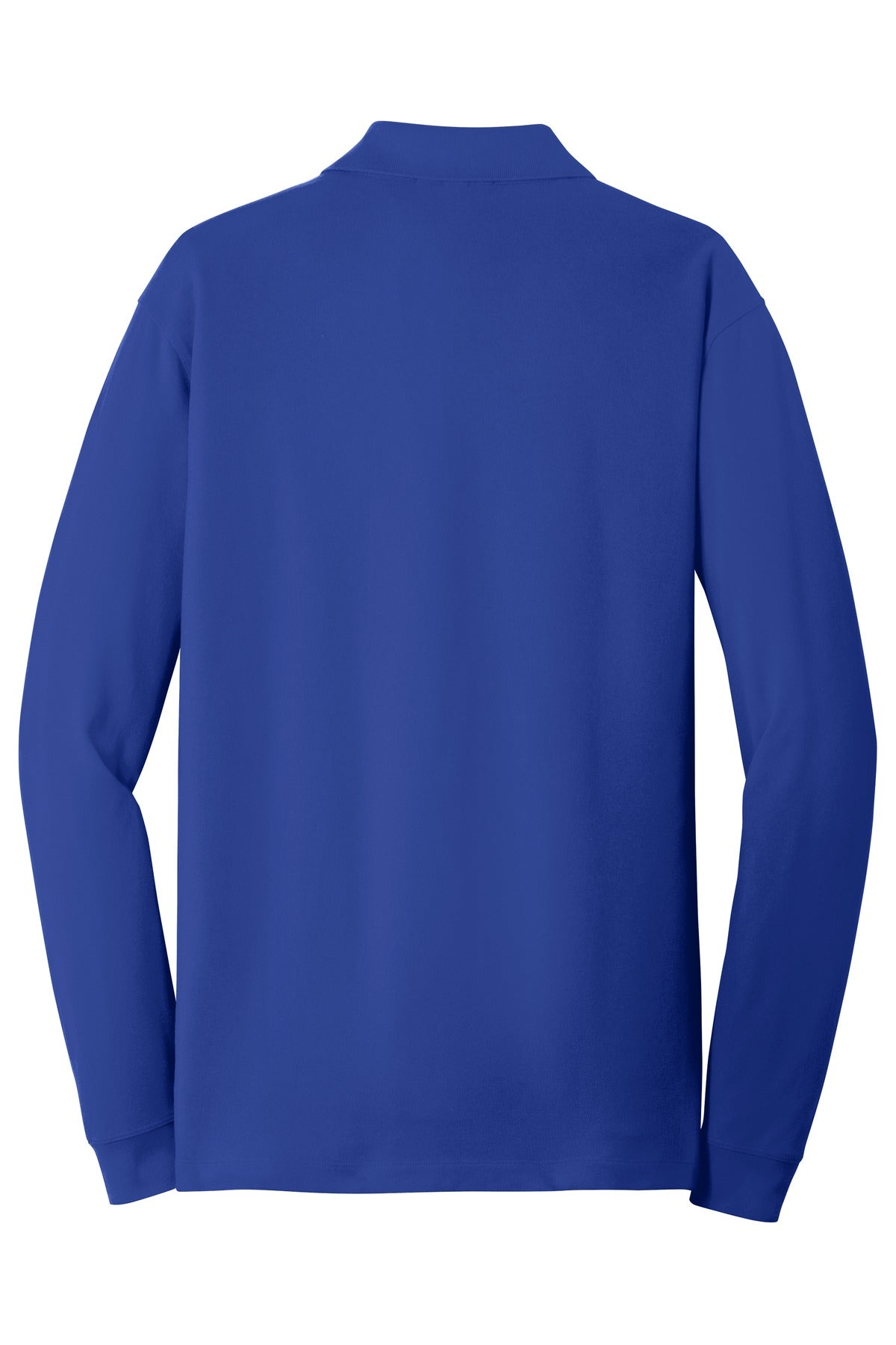 Port Authority Men's EZCotton Long Sleeve Polo. K8000LS Mens Apparel Shirts & Tops