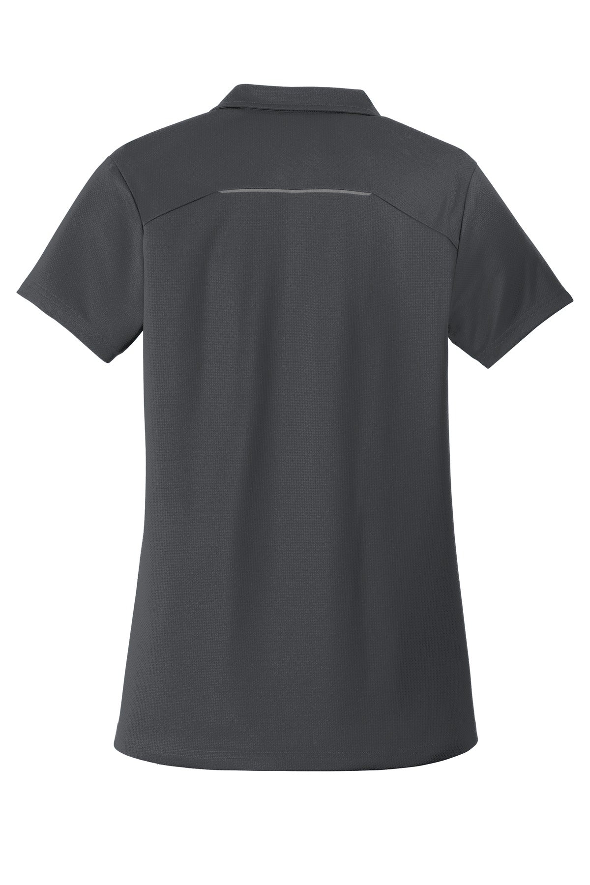 Port Authority Ladies Pinpoint Mesh Zip Polo. L580 Womens Apparel Shirts & Tops