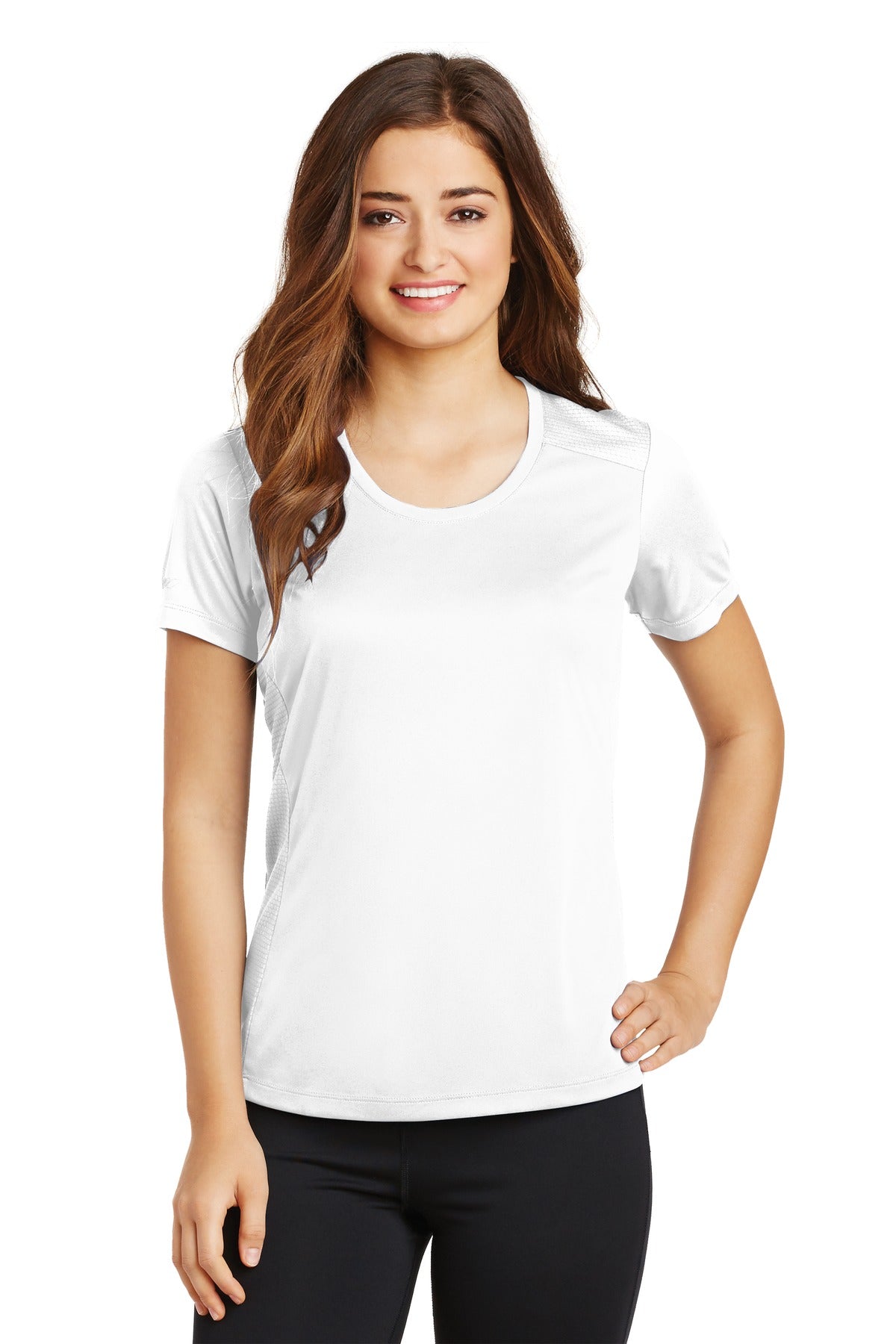 Sport-Tek Women's PosiCharge Elevate Scoop Neck Tee LST380 Womens Apparel Shirts & Tops