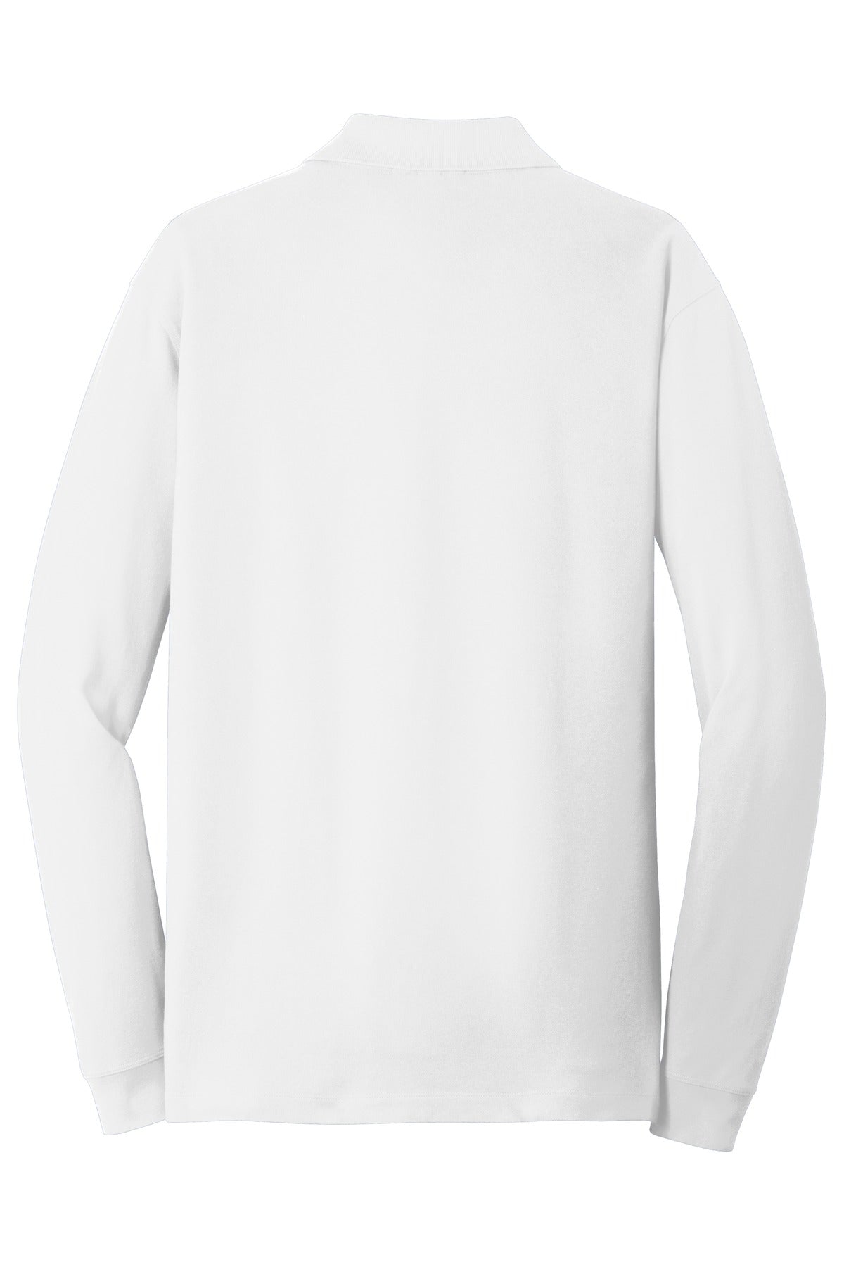 Port Authority Men's EZCotton Long Sleeve Polo. K8000LS Mens Apparel Shirts & Tops