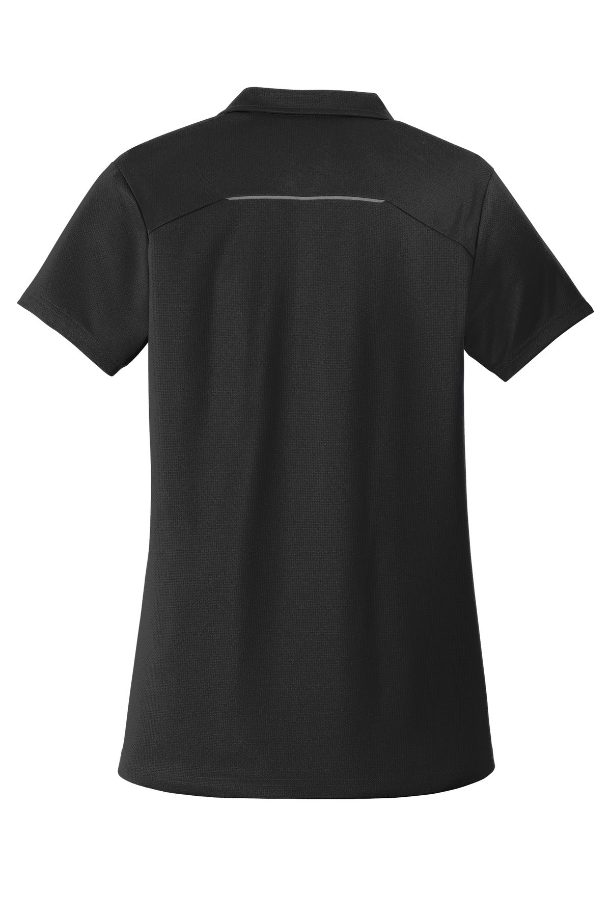 Port Authority Ladies Pinpoint Mesh Zip Polo. L580 Womens Apparel Shirts & Tops