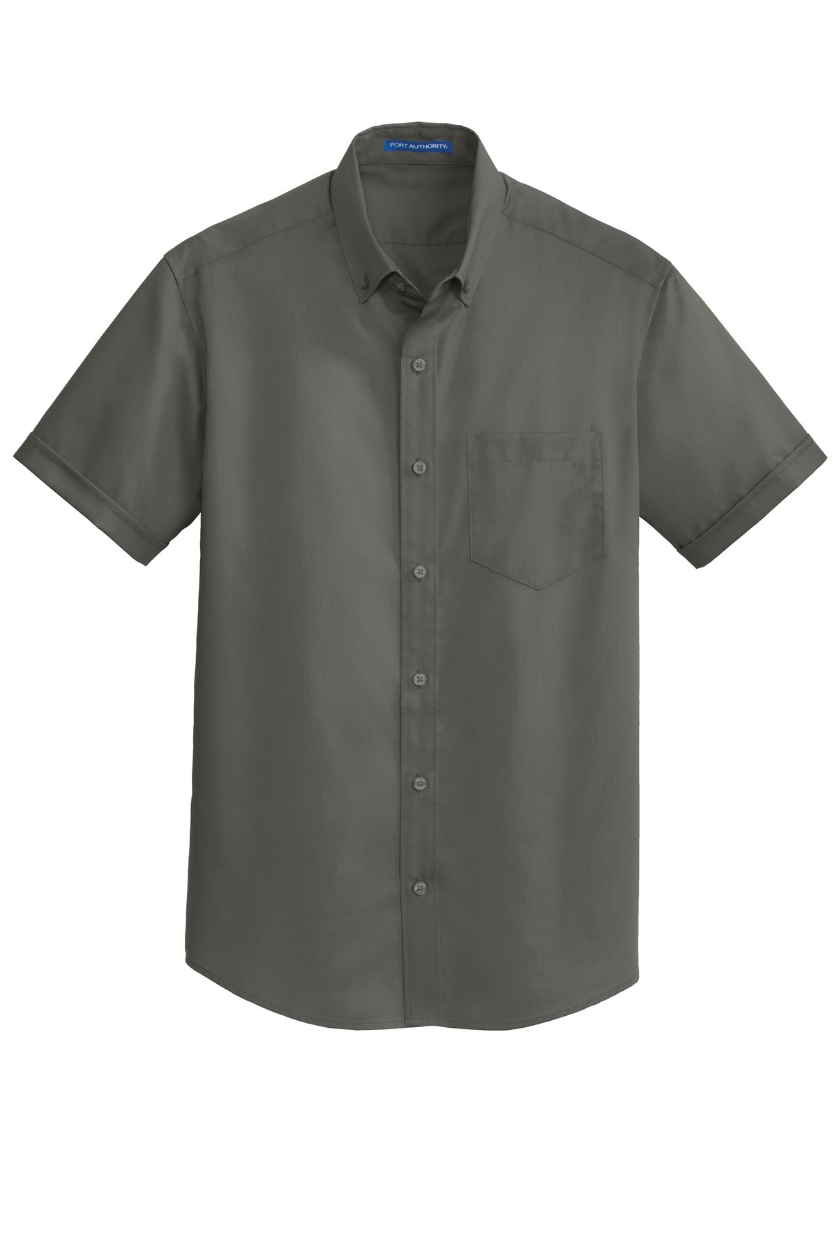 Port Authority Men's Short Sleeve SuperPro Twill Shirt. S664 Mens Apparel Shirts & Tops