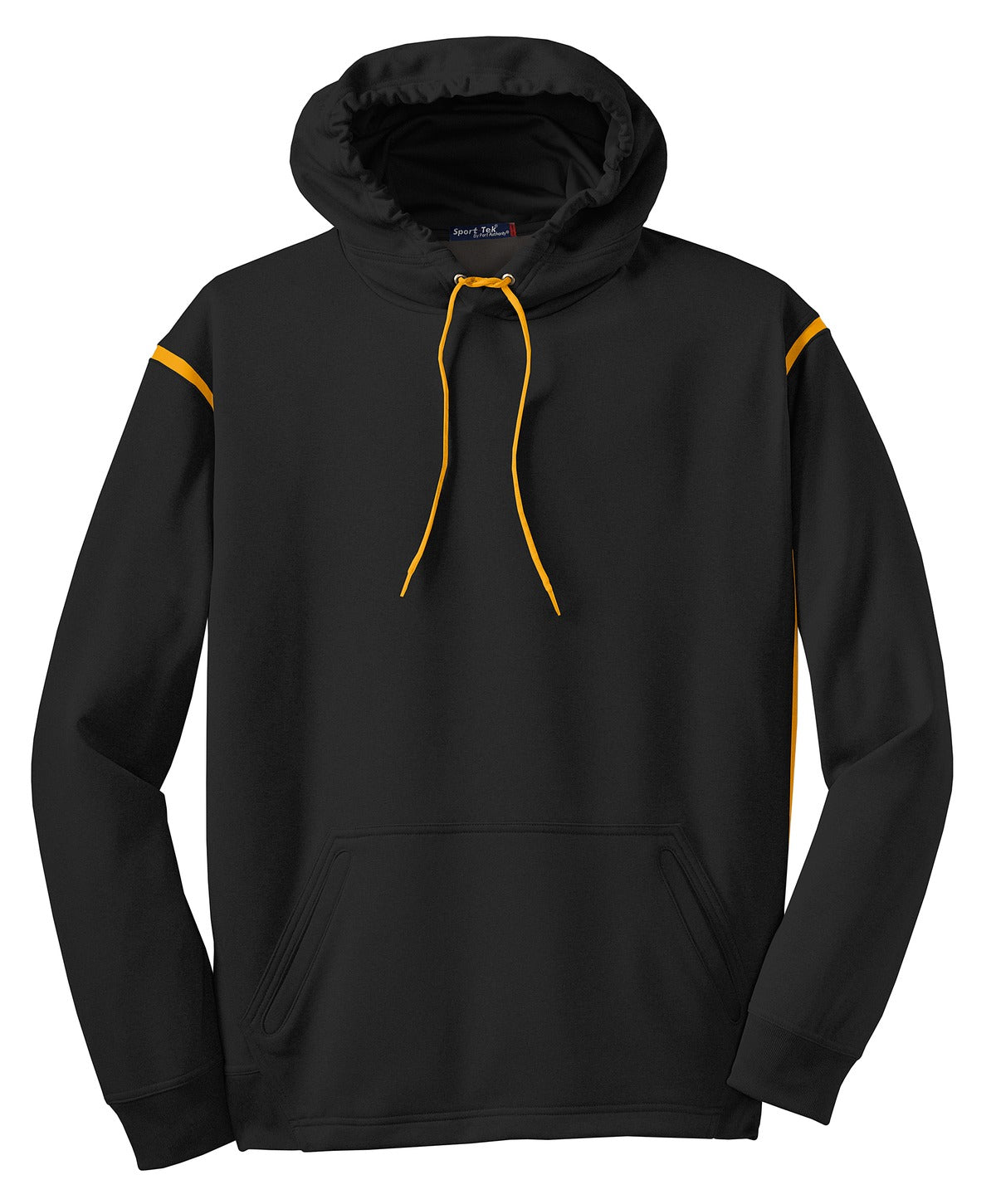 DISCONTINUED Sport-Tek Tall Tech Fleece Colorblock Hooded Sweatshirt. TST246 Mens Apparel Sweatshirts & Fleece