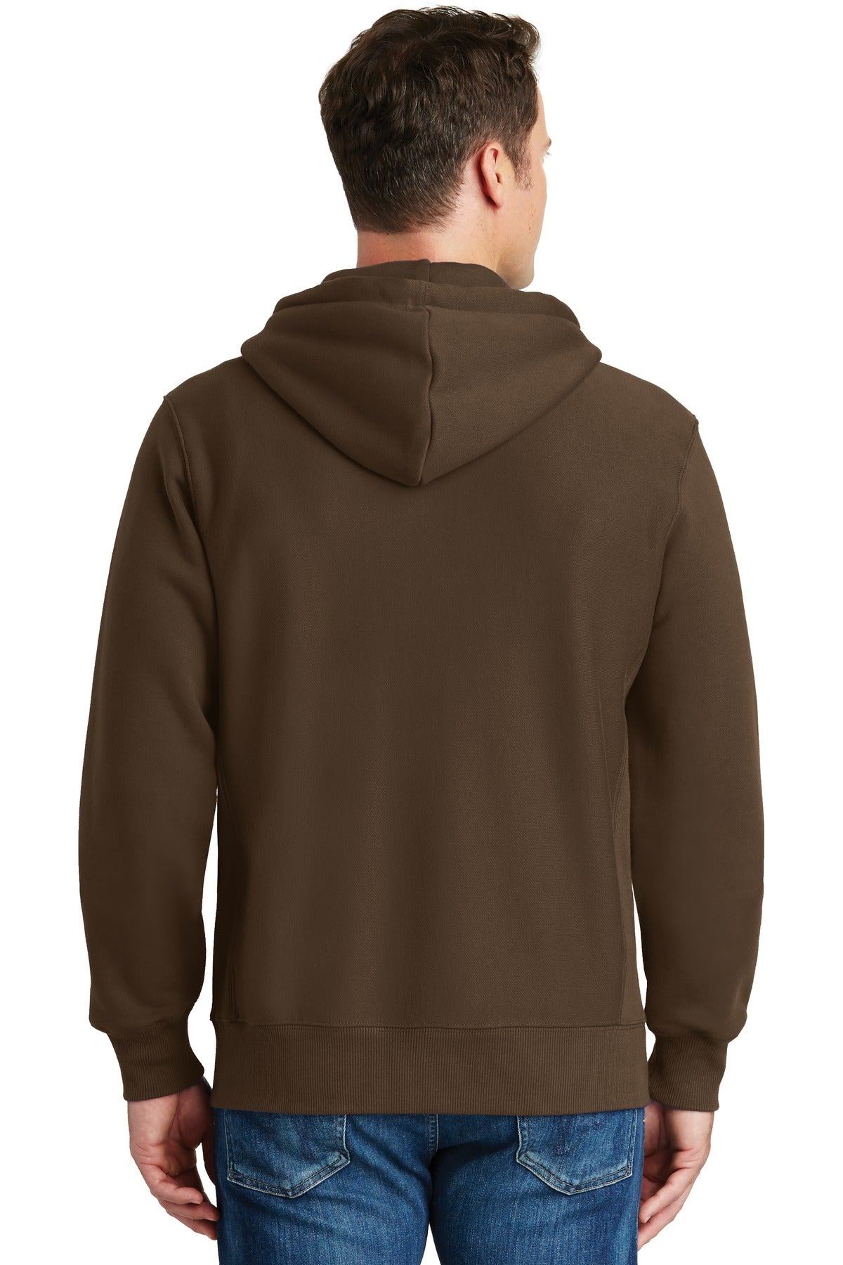 Sport-Tek Men's Super Heavyweight Full-Zip Hooded Sweatshirt Mens Apparel Sweatshirts & Fleece