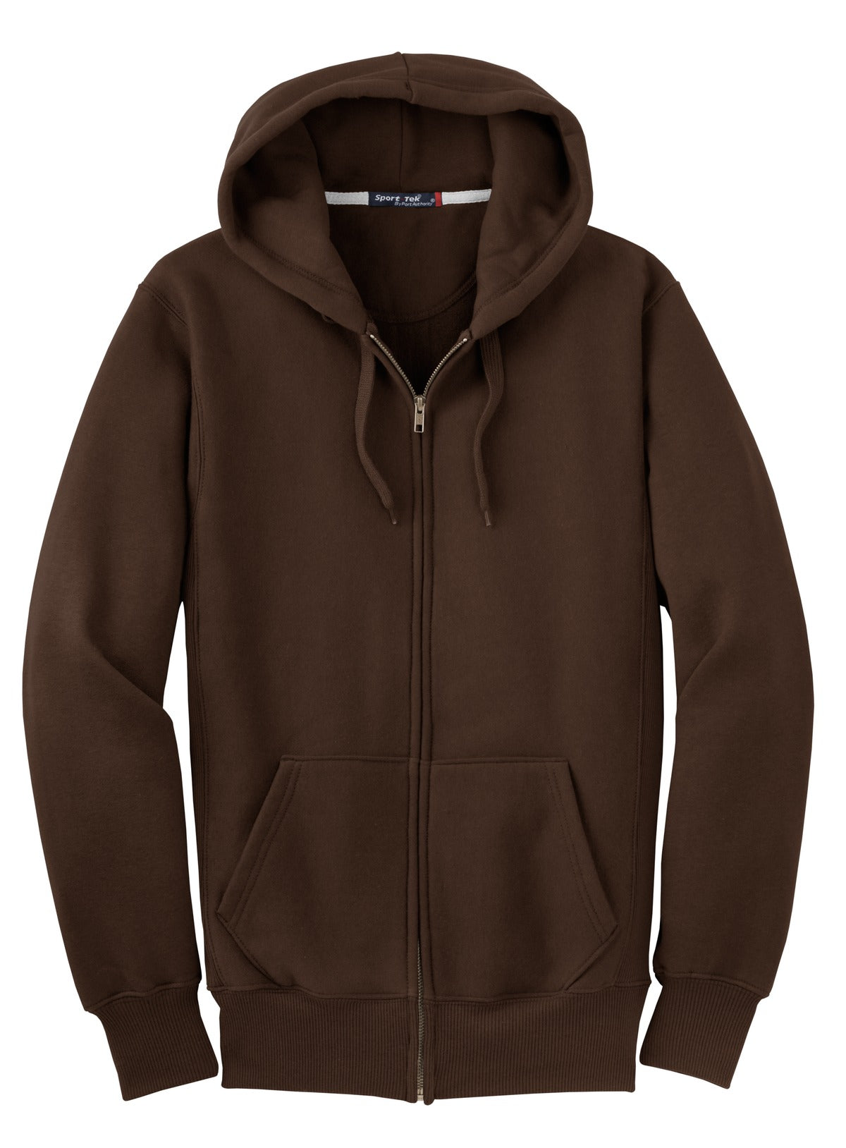 Sport-Tek Men's Super Heavyweight Full-Zip Hooded Sweatshirt Mens Apparel Sweatshirts & Fleece