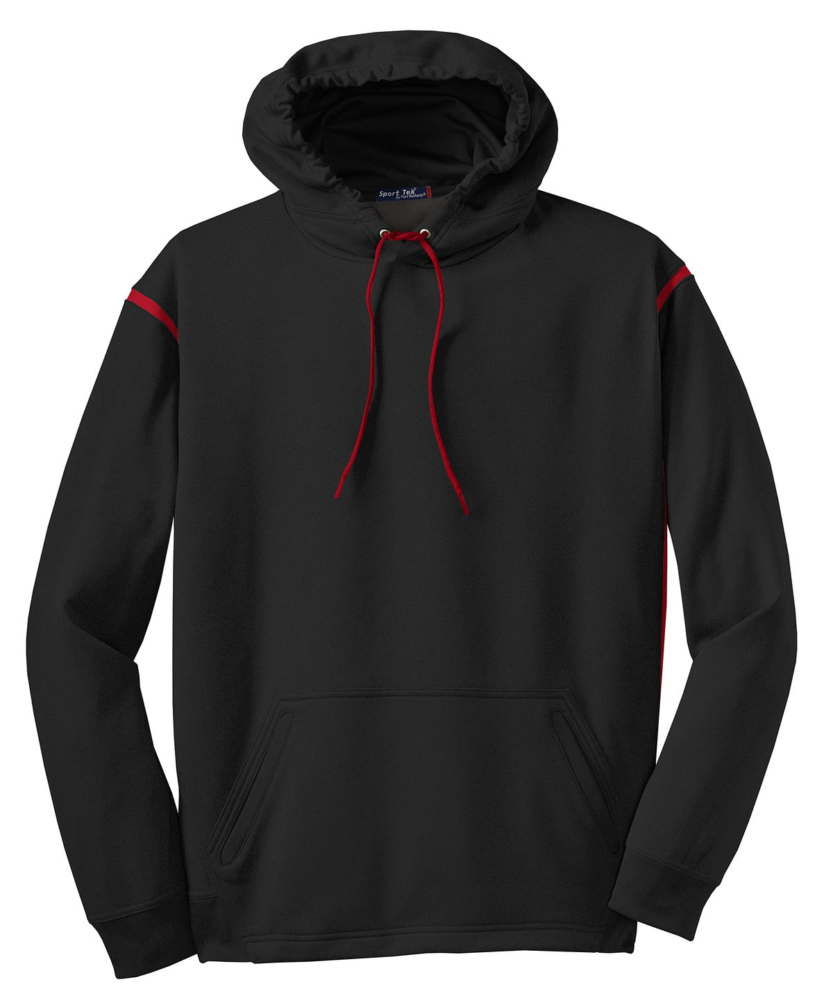 DISCONTINUED Sport-Tek Tall Tech Fleece Colorblock Hooded Sweatshirt. TST246 Mens Apparel Sweatshirts & Fleece