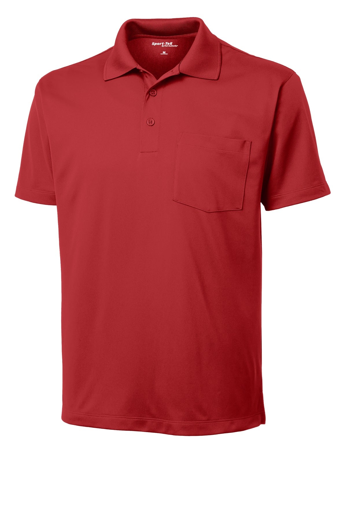 Sport-Tek Men's Micropique Sport-Wick Pocket Polo Mens Apparel Shirts & Tops