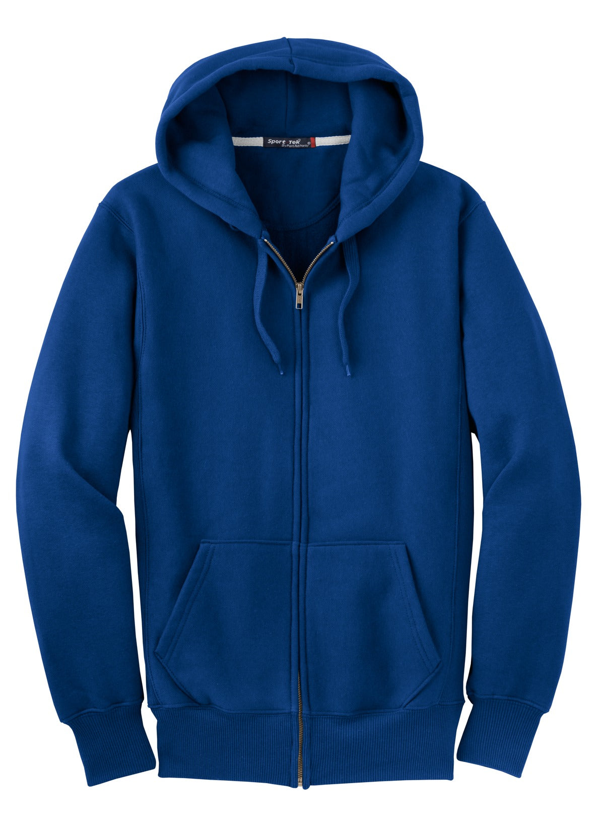 Sport-Tek Men's Super Heavyweight Full-Zip Hooded Sweatshirt Mens Apparel Sweatshirts & Fleece