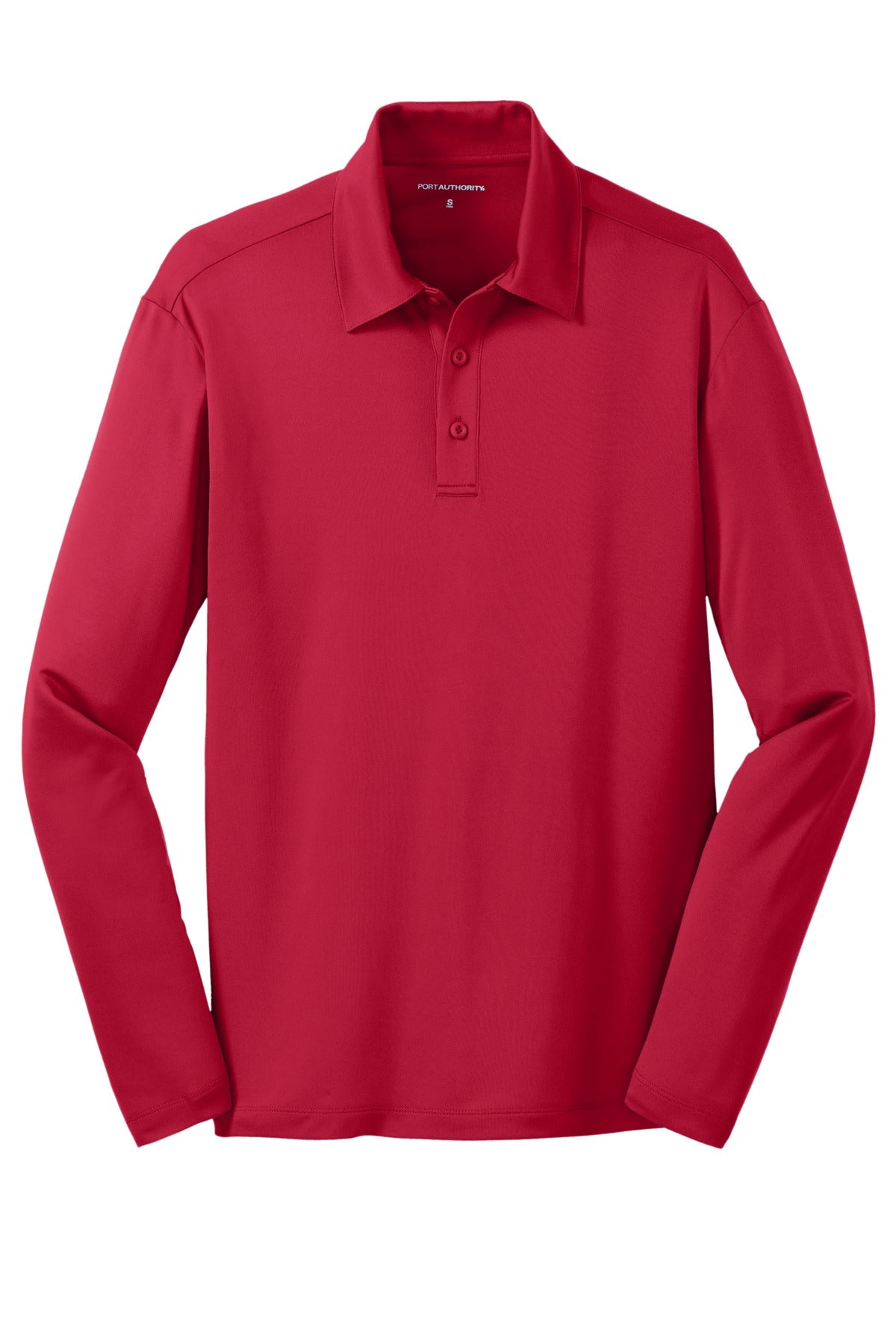 Port Authority Men's Silk Touch Performance Long Sleeve Polo. K540LS Mens Apparel Shirts & Tops