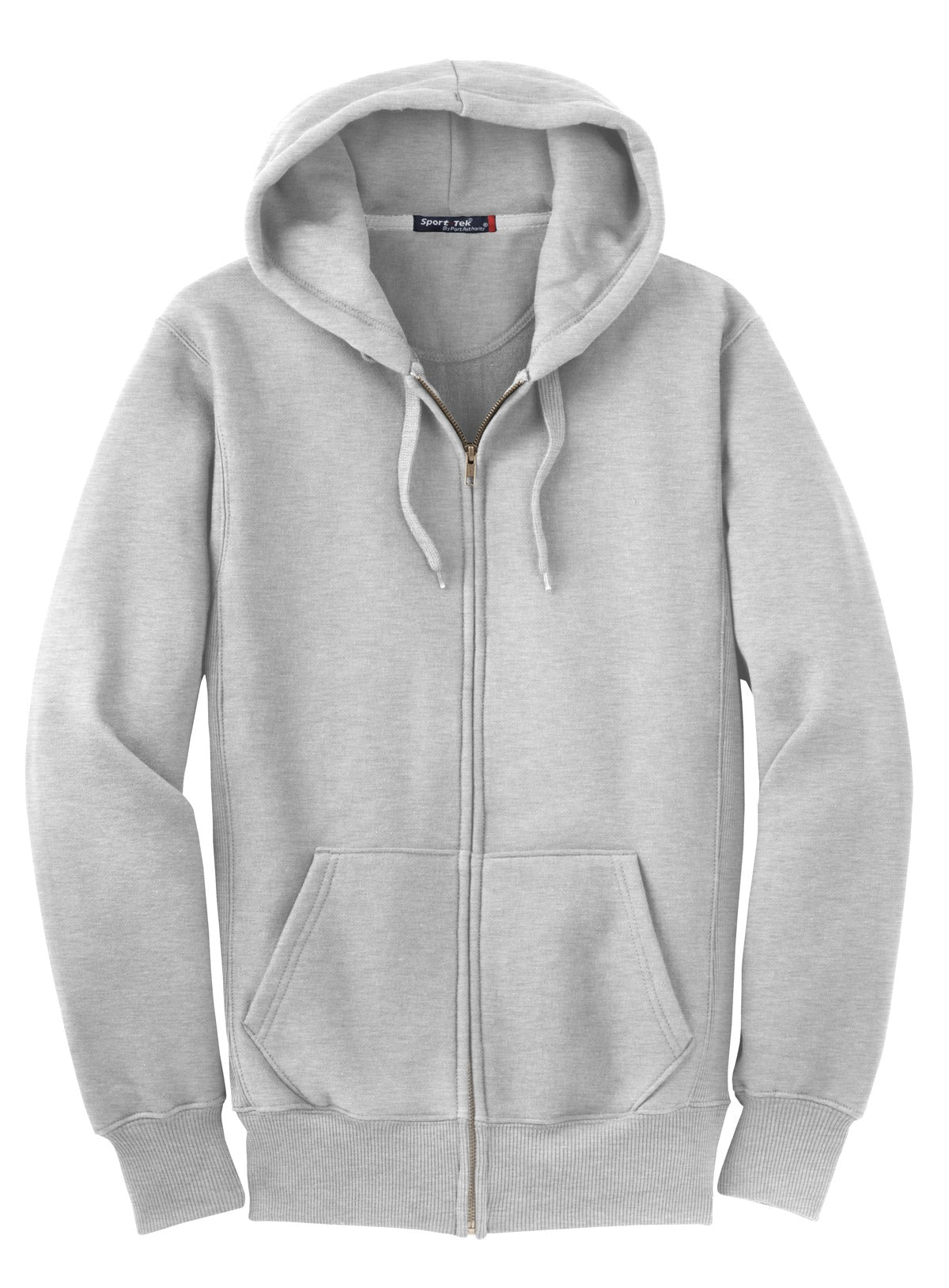 Sport-Tek Men's Super Heavyweight Full-Zip Hooded Sweatshirt Mens Apparel Sweatshirts & Fleece