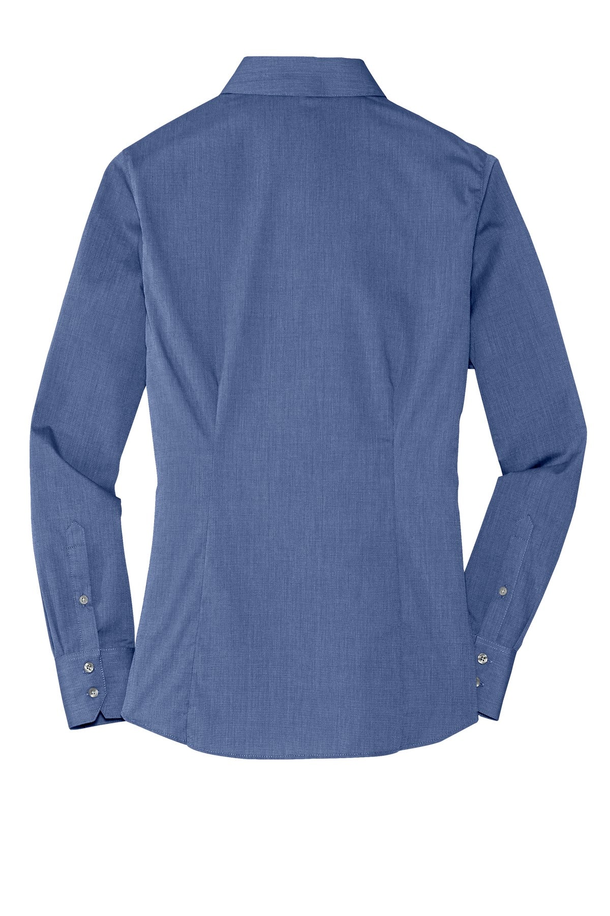 Port Authority Ladies Crosshatch Easy Care Shirt. L640 Womens Apparel Shirts & Tops