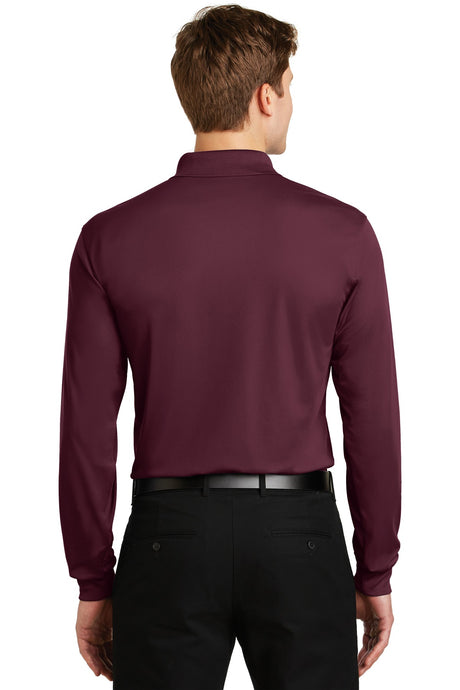 Sport-Tek Men's Long Sleeve Micropique Sport-Wick Polo Mens Apparel Shirts & Tops