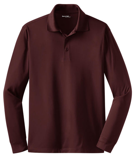 Sport-Tek Men's Long Sleeve Micropique Sport-Wick Polo Mens Apparel Shirts & Tops