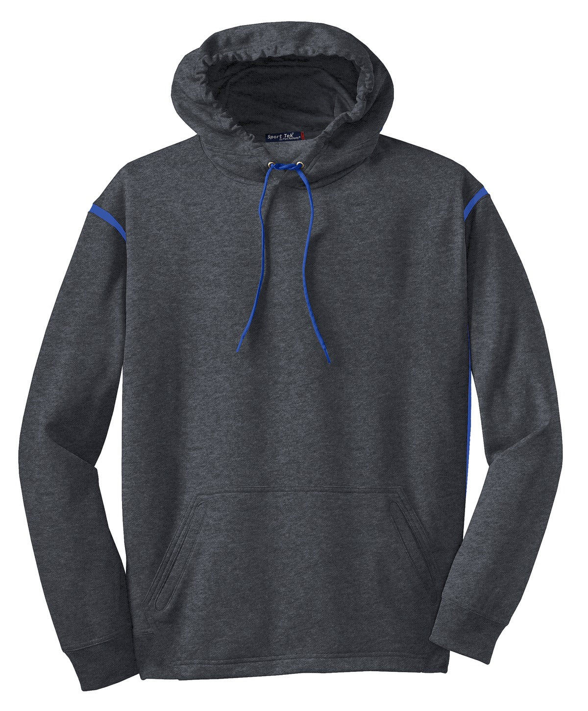 DISCONTINUED Sport-Tek Tall Tech Fleece Colorblock Hooded Sweatshirt. TST246 Mens Apparel Sweatshirts & Fleece