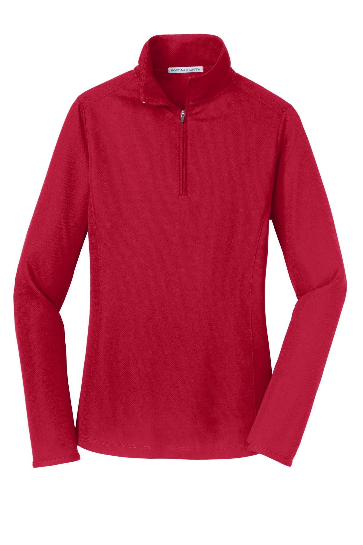 Port Authority Women's Pinpoint Mesh 1/2-Zip . L806 Womens Apparel Sweatshirts & Fleece