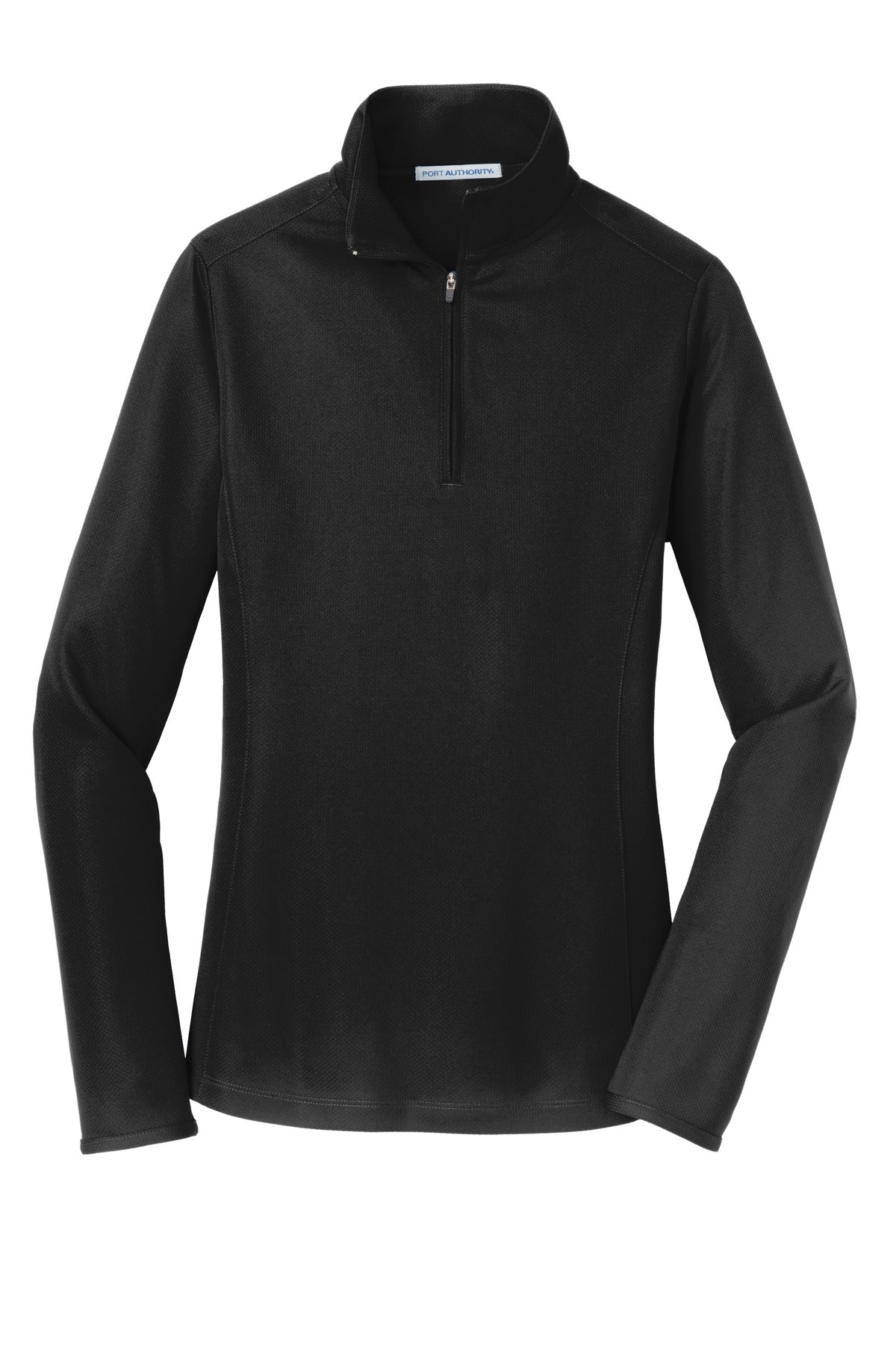 Port Authority Women's Pinpoint Mesh 1/2-Zip . L806 Womens Apparel Sweatshirts & Fleece