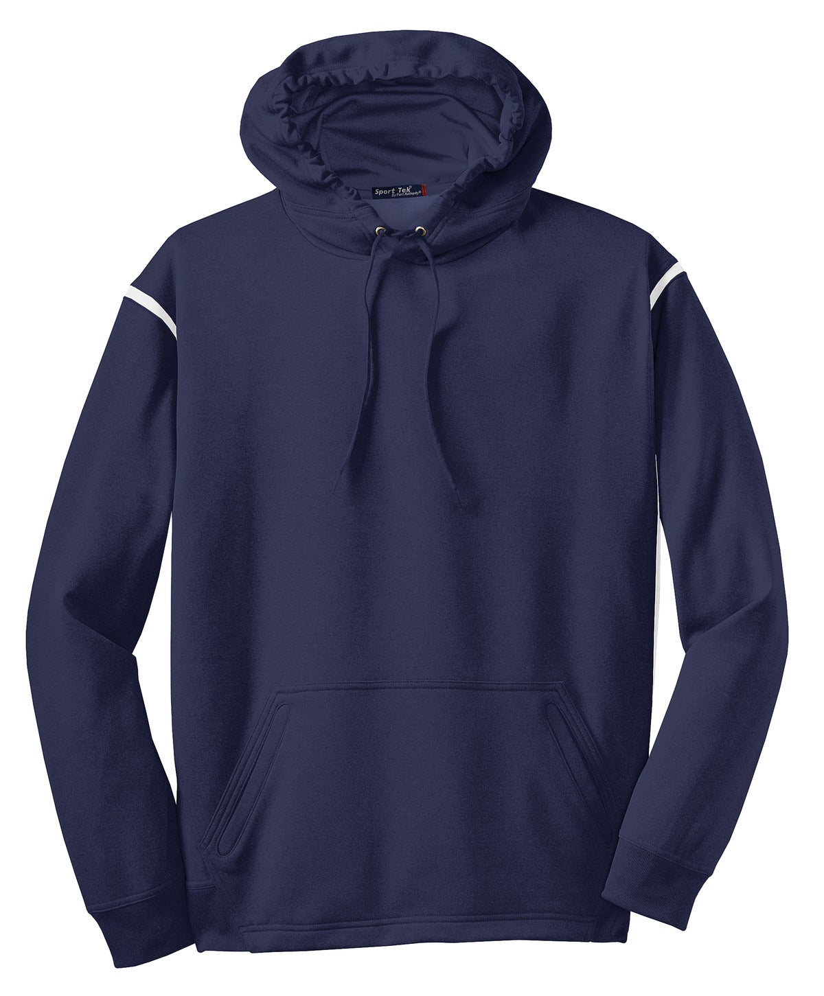 DISCONTINUED Sport-Tek Tall Tech Fleece Colorblock Hooded Sweatshirt. TST246 Mens Apparel Sweatshirts & Fleece
