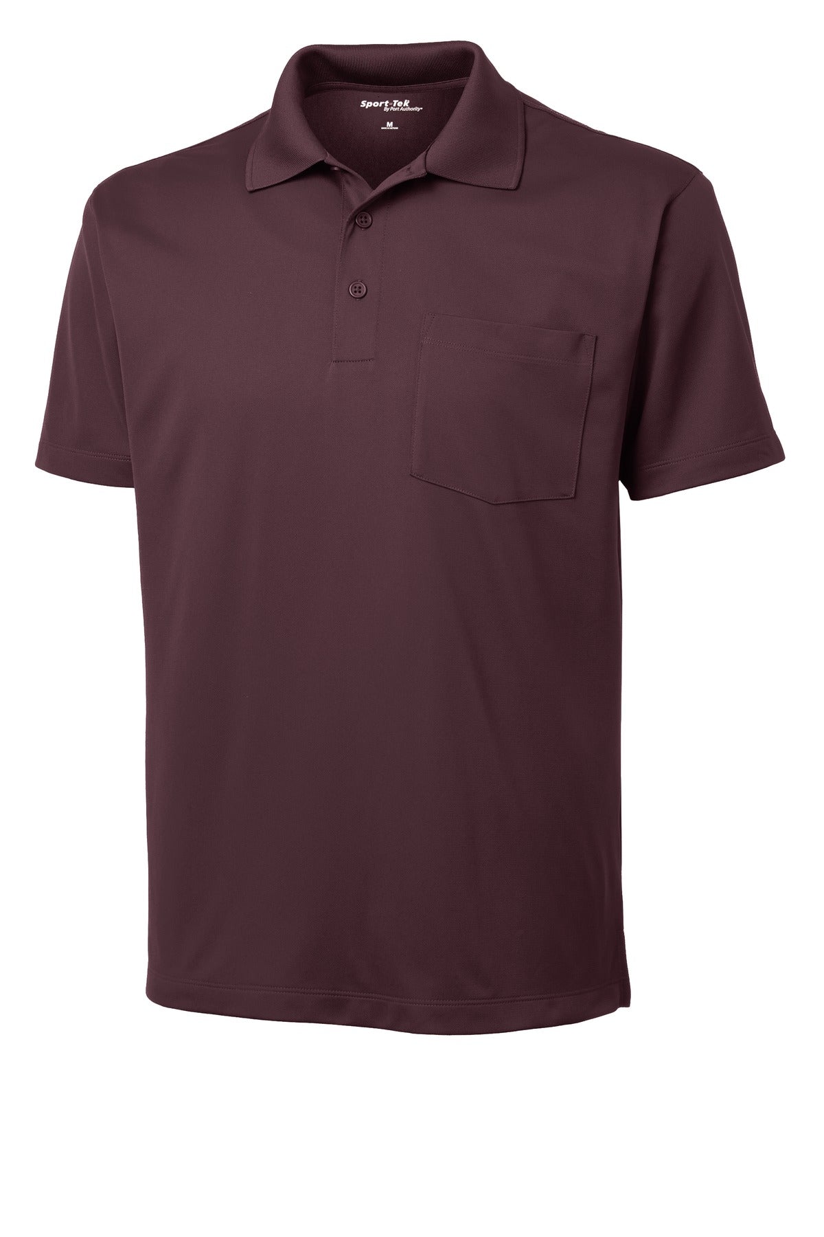 Sport-Tek Men's Micropique Sport-Wick Pocket Polo Mens Apparel Shirts & Tops