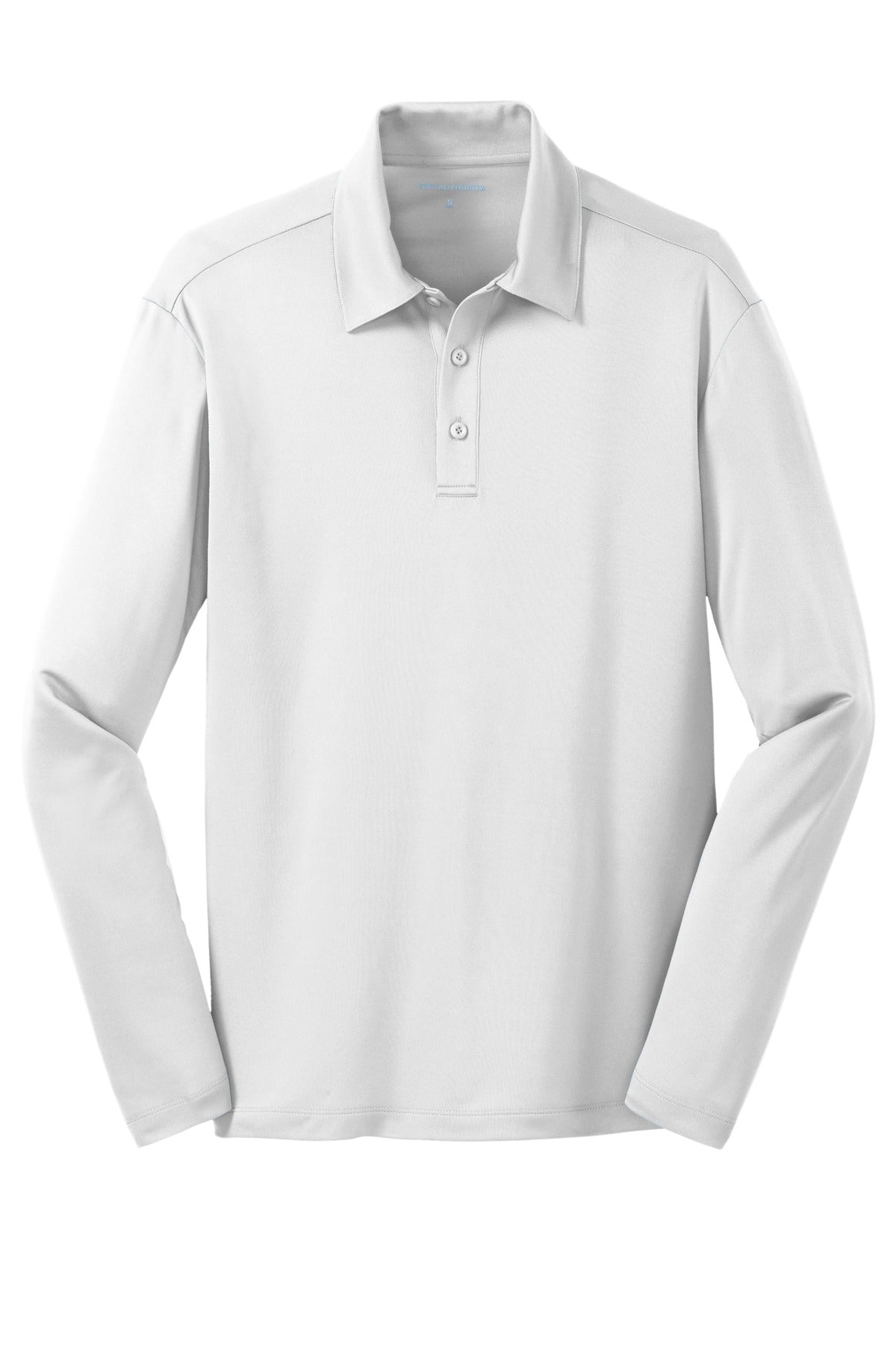 Port Authority Men's Silk Touch Performance Long Sleeve Polo. K540LS Mens Apparel Shirts & Tops