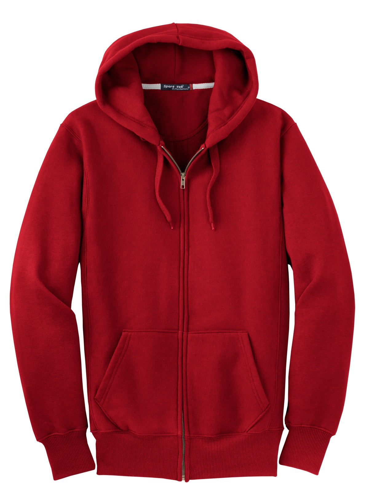 Sport-Tek Men's Super Heavyweight Full-Zip Hooded Sweatshirt Mens Apparel Sweatshirts & Fleece