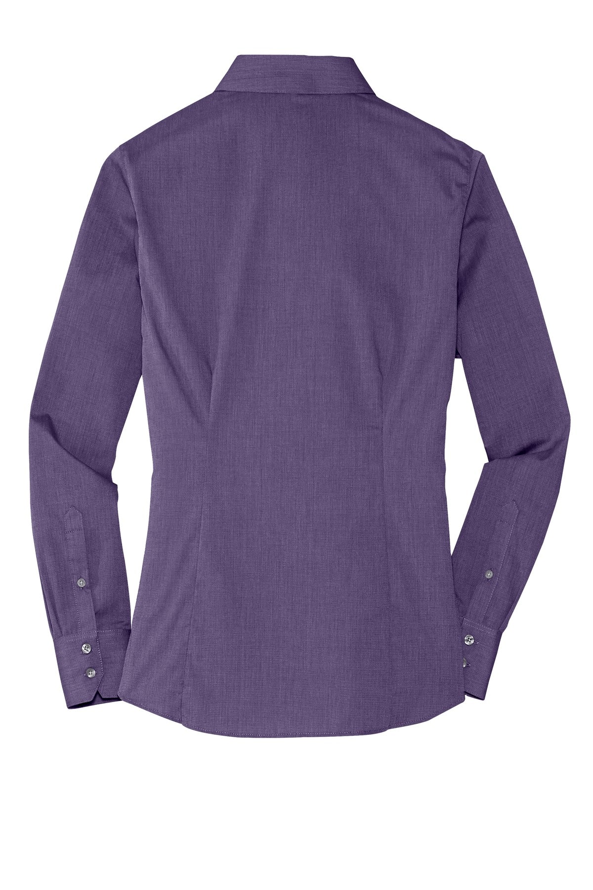 Port Authority Ladies Crosshatch Easy Care Shirt. L640 Womens Apparel Shirts & Tops