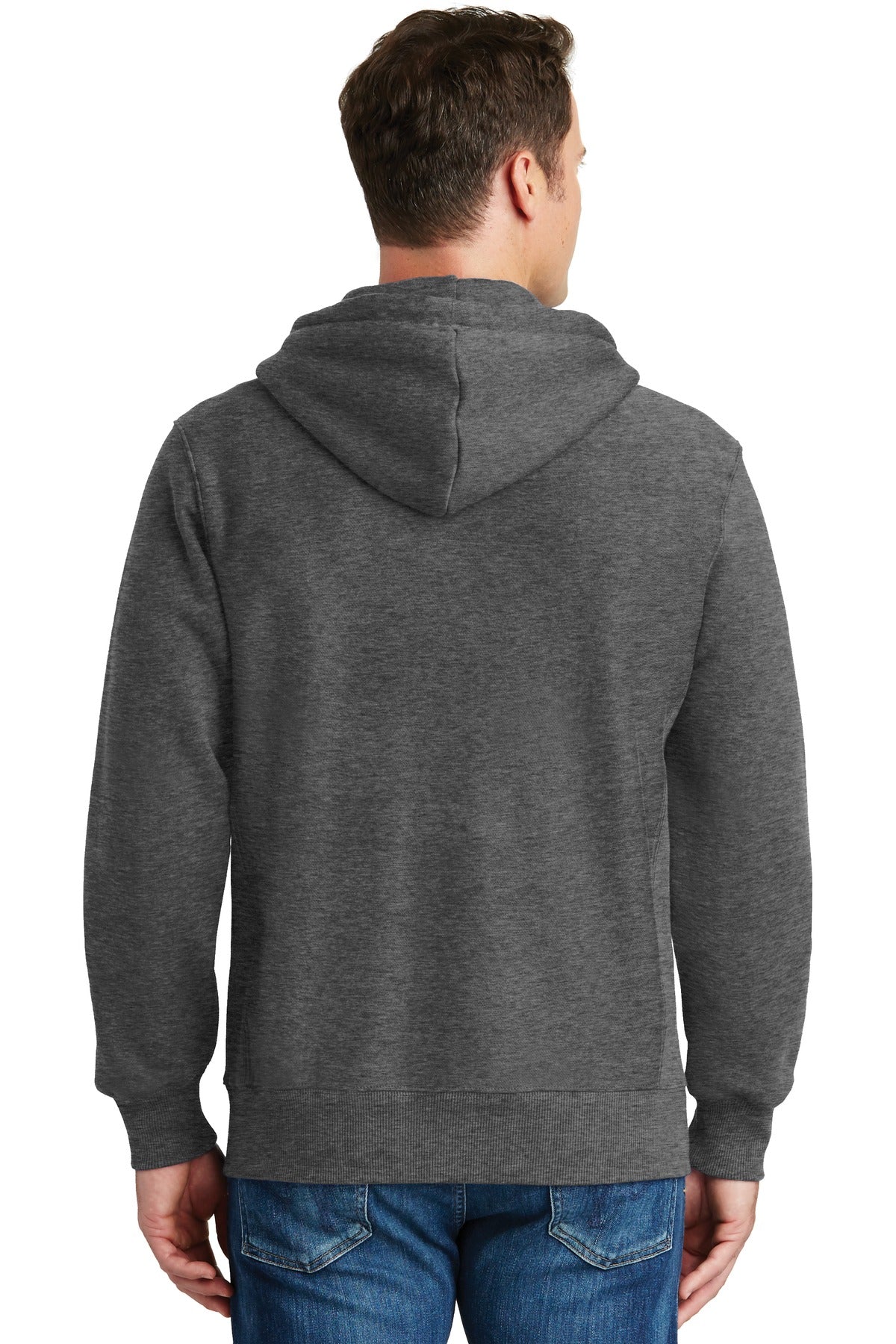 Sport-Tek Men's Super Heavyweight Full-Zip Hooded Sweatshirt Mens Apparel Sweatshirts & Fleece