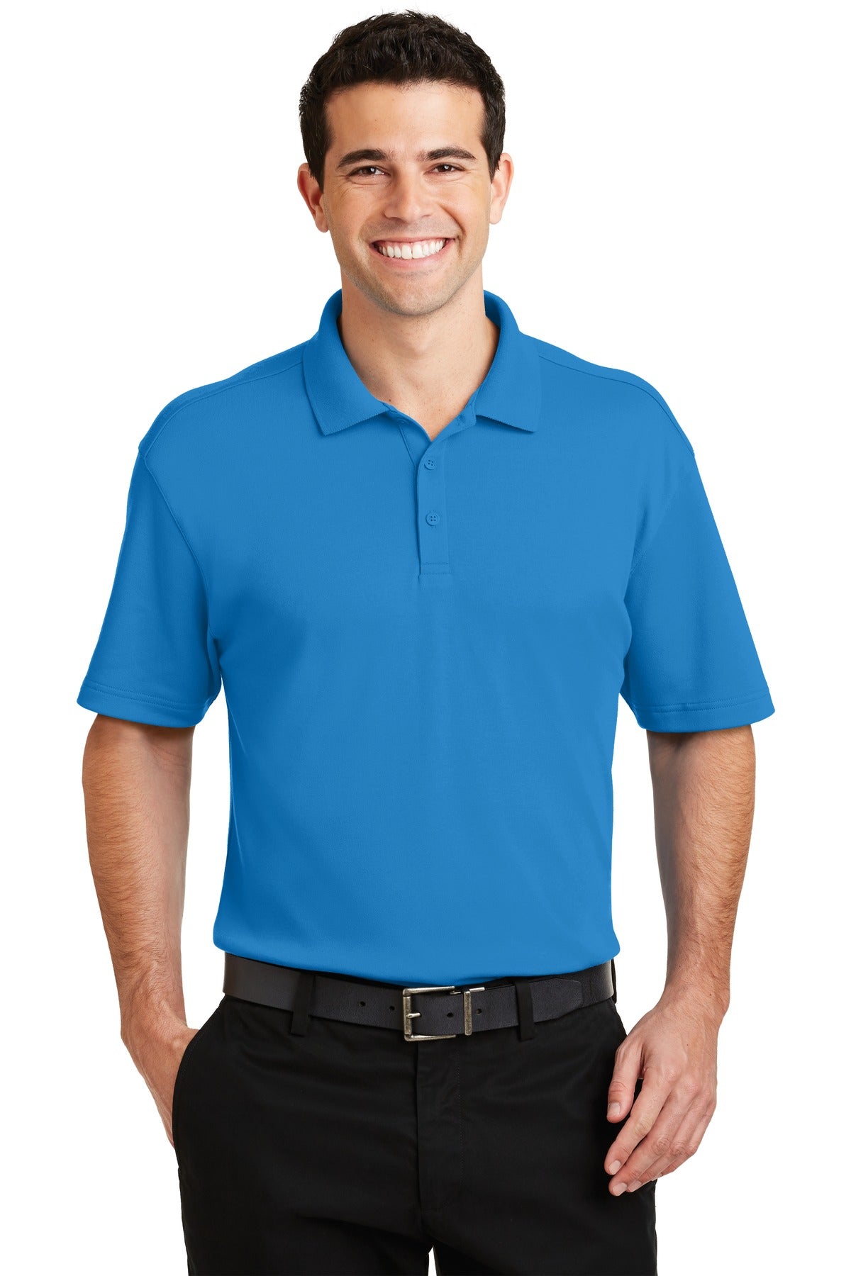 Port Authority Men's Silk Touch Interlock Performance Polo. K5200 Mens Apparel Shirts & Tops