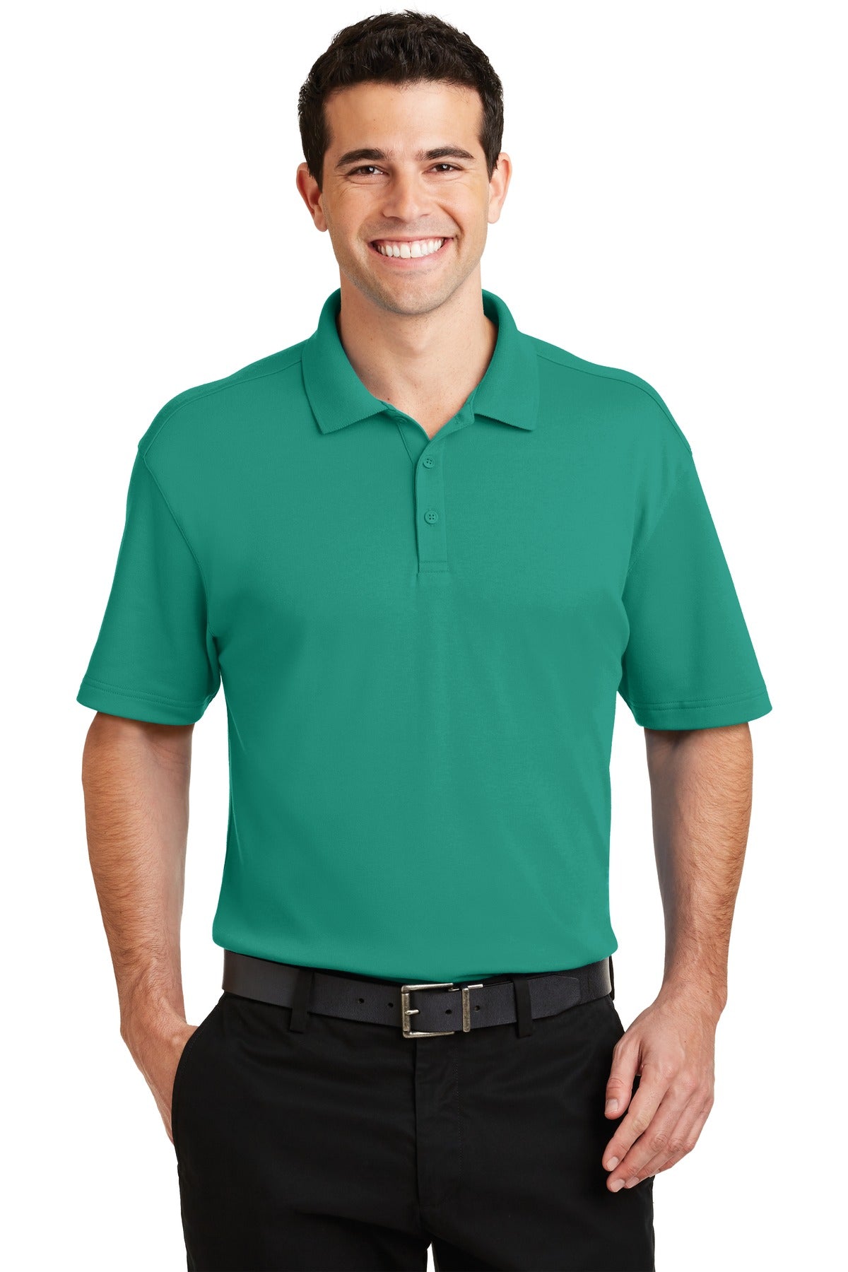 Port Authority Men's Silk Touch Interlock Performance Polo. K5200 Mens Apparel Shirts & Tops