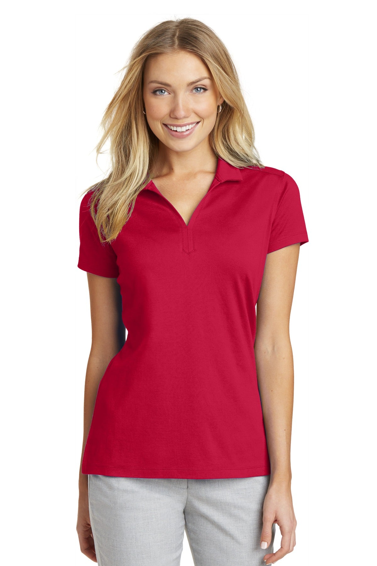 Port Authority Ladies Rapid Dry Mesh Polo. L573 Womens Apparel Shirts & Tops