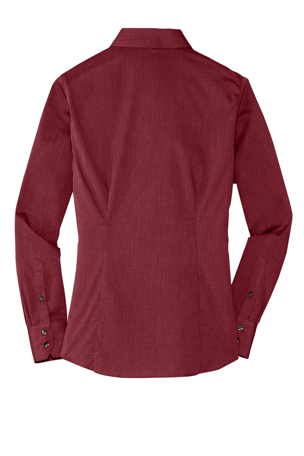 Port Authority Ladies Crosshatch Easy Care Shirt. L640 Womens Apparel Shirts & Tops