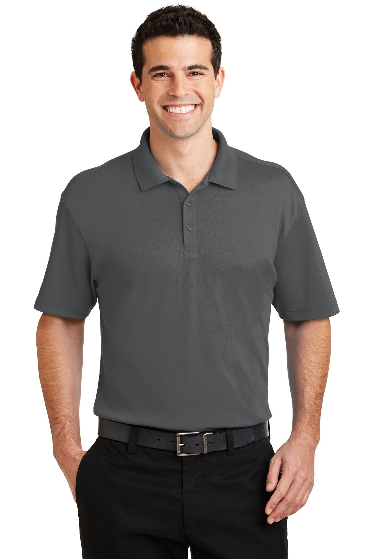 Port Authority Men's Silk Touch Interlock Performance Polo. K5200 Mens Apparel Shirts & Tops