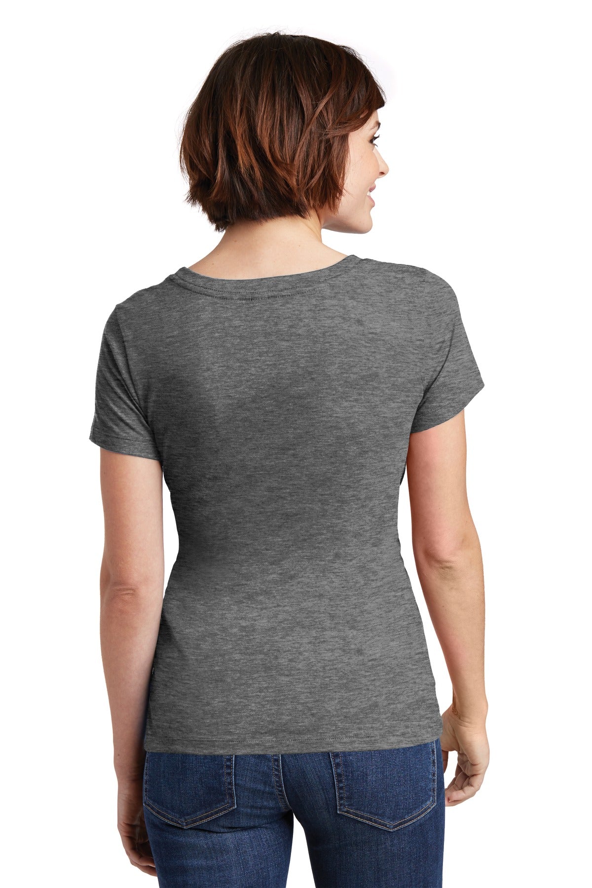 District Women's Perfect Weight Scoop Tee. DM106L Womens Apparel Shirts & Tops