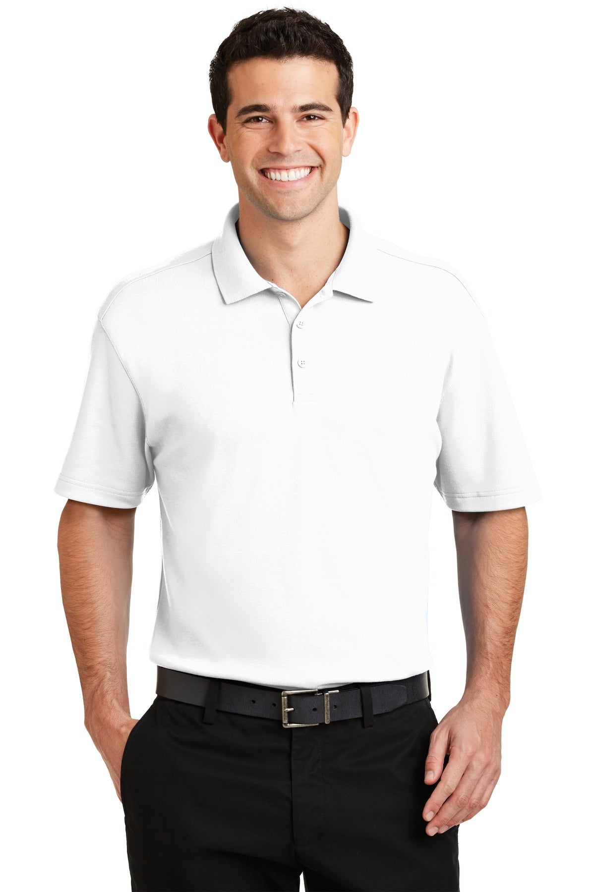 Port Authority Men's Silk Touch Interlock Performance Polo. K5200 Mens Apparel Shirts & Tops