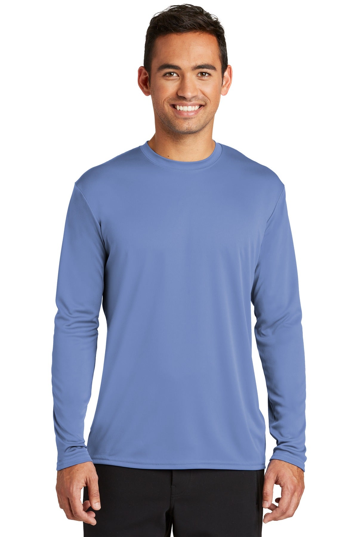 Port & Company Men's Long Sleeve Performance Tee Mens Apparel Shirts & Tops