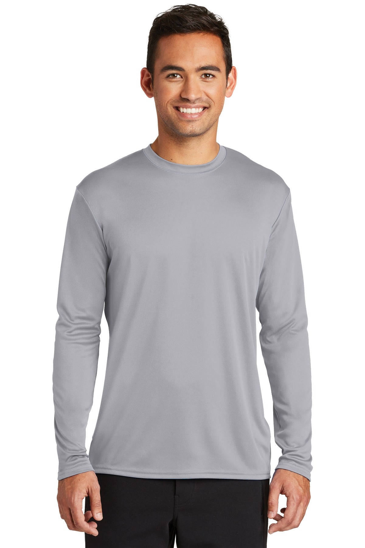 Port & Company Men's Long Sleeve Performance Tee Mens Apparel Shirts & Tops