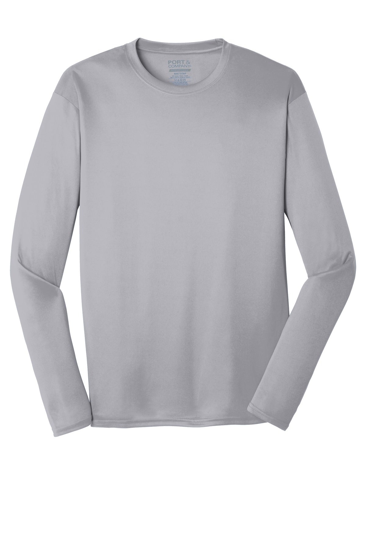 Port & Company Men's Long Sleeve Performance Tee Mens Apparel Shirts & Tops