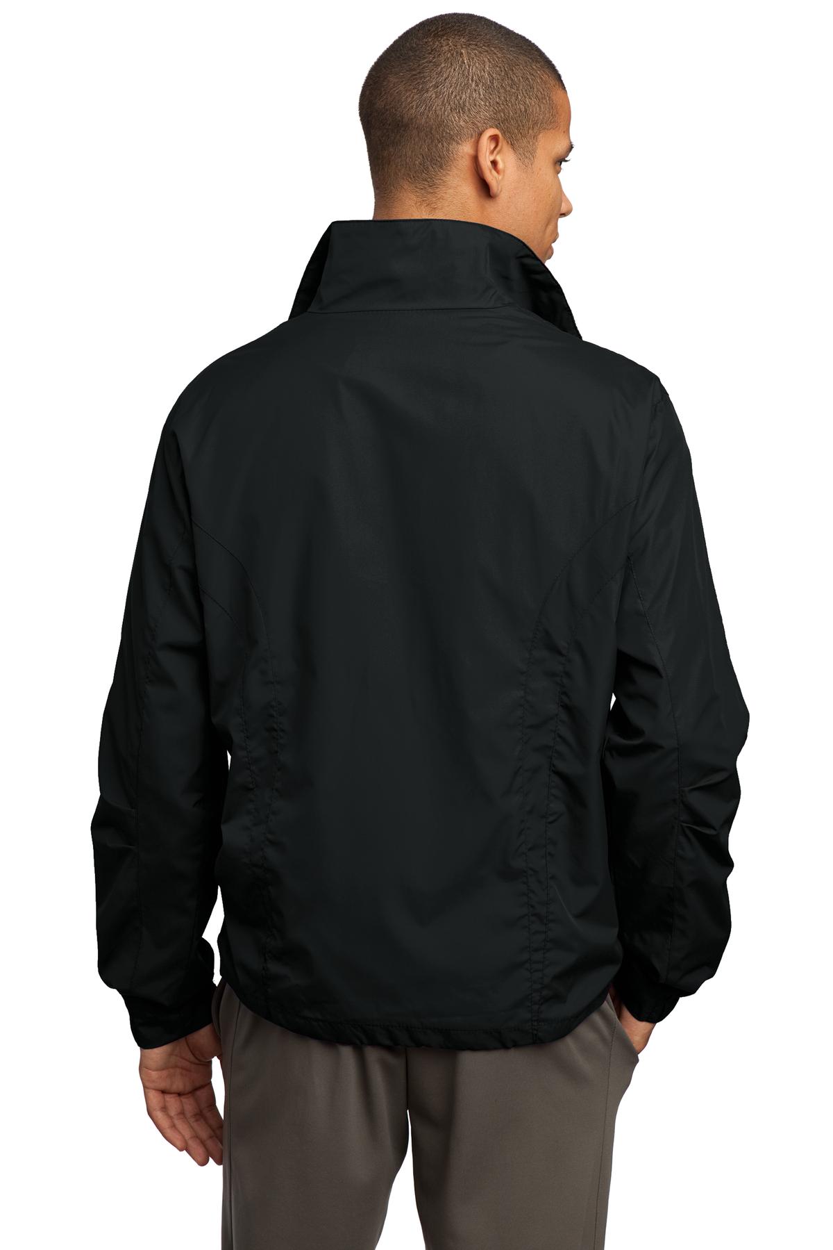 Sport-Tek Men's Full-Zip Wind Jacket Mens Apparel Jackets & Vests