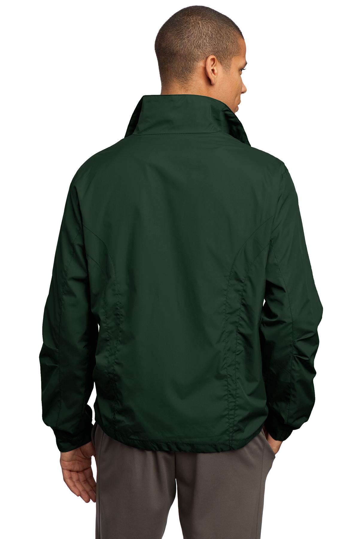 Sport-Tek Men's Full-Zip Wind Jacket Mens Apparel Jackets & Vests