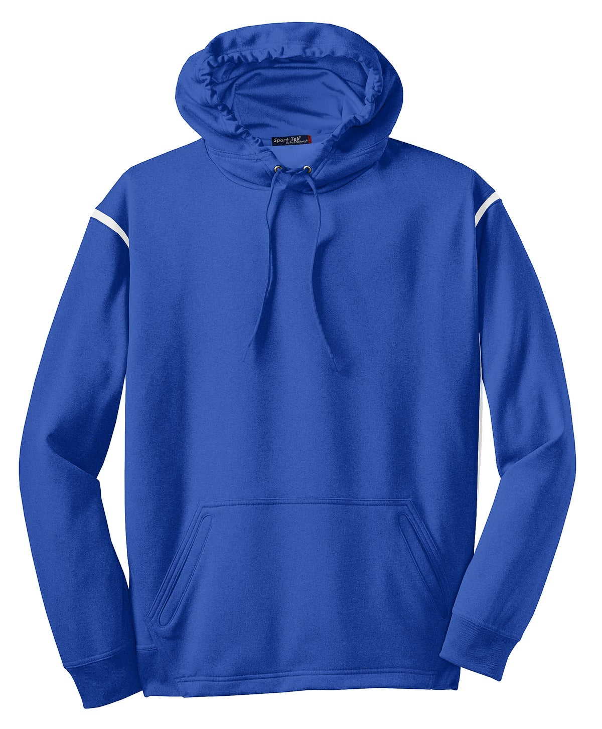 DISCONTINUED Sport-Tek Tall Tech Fleece Colorblock Hooded Sweatshirt. TST246 Mens Apparel Sweatshirts & Fleece