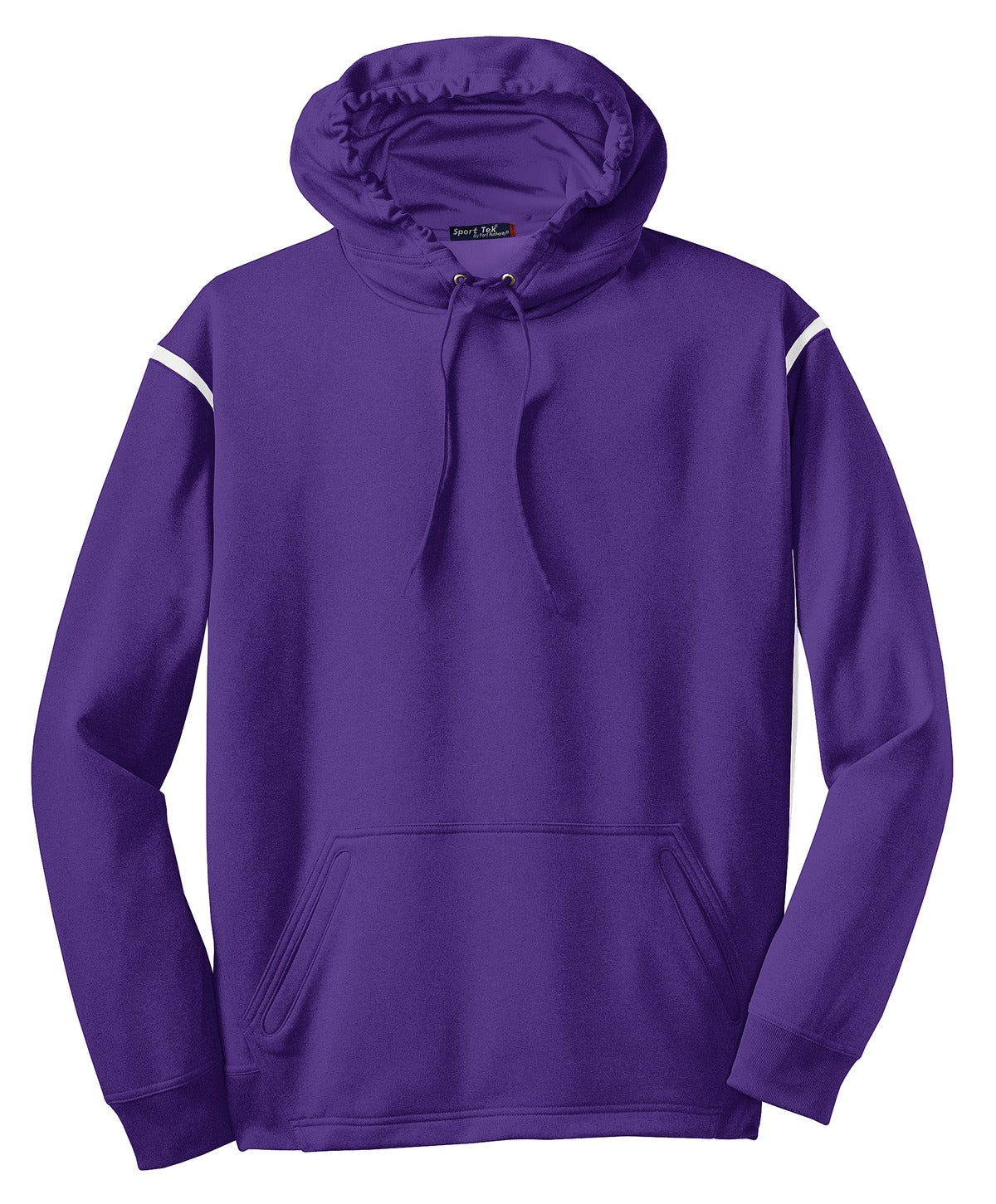DISCONTINUED Sport-Tek Tall Tech Fleece Colorblock Hooded Sweatshirt. TST246 Mens Apparel Sweatshirts & Fleece