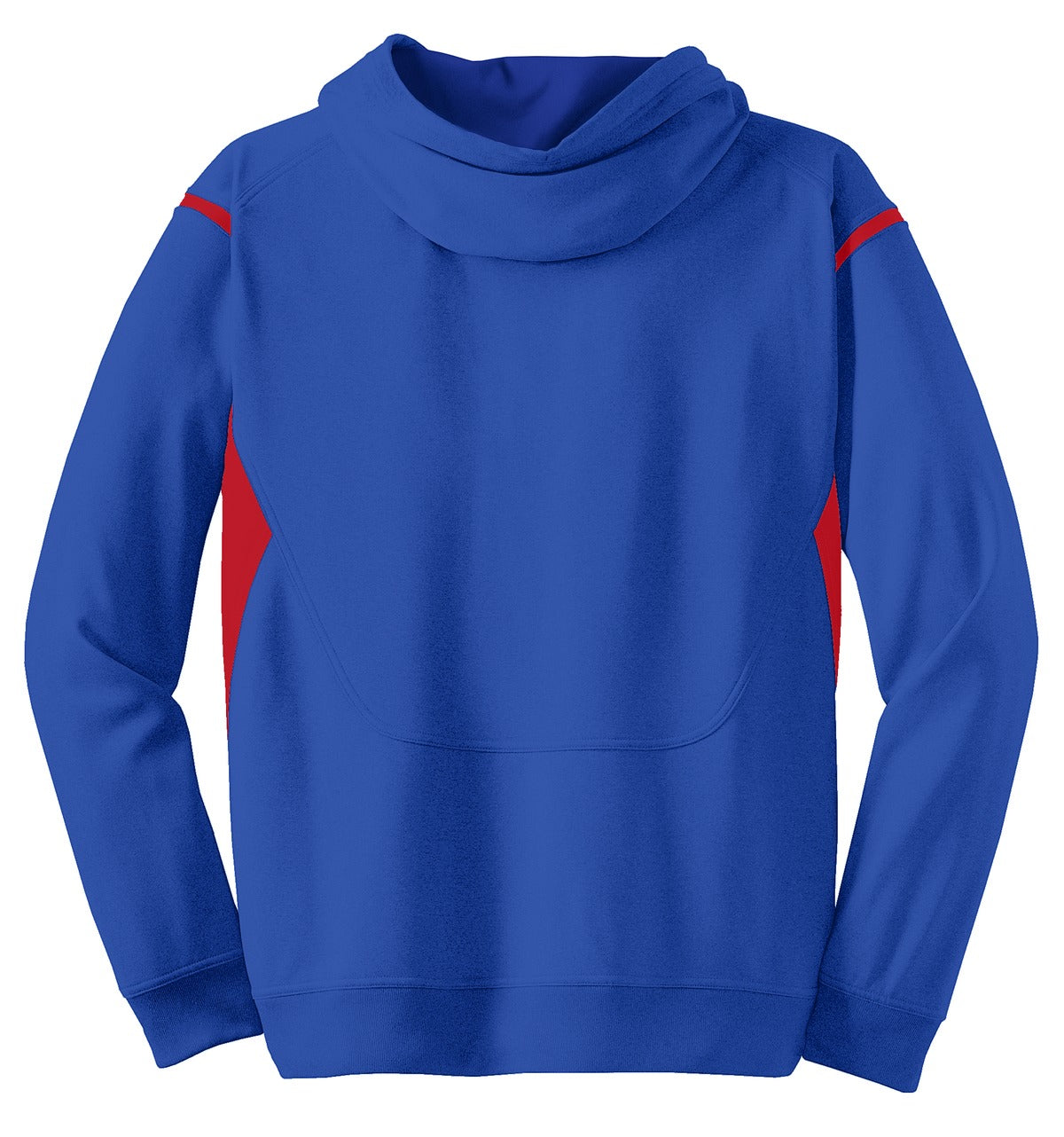 DISCONTINUED Sport-Tek Tall Tech Fleece Colorblock Hooded Sweatshirt. TST246 Mens Apparel Sweatshirts & Fleece