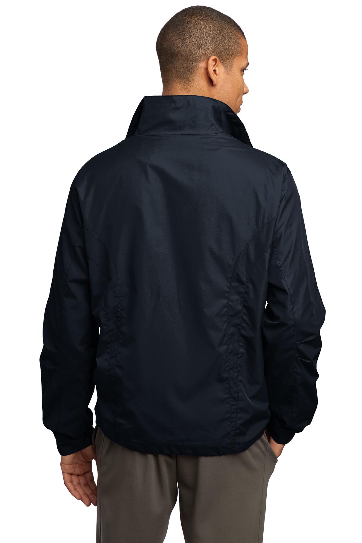 Sport-Tek Men's Full-Zip Wind Jacket Mens Apparel Jackets & Vests